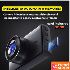 Cameră Auto DVR Full HD 1080P cu Ecran 2.7" — Înregistrare Nocturnă Clară 🚗📹