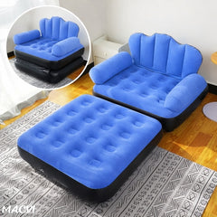 Fotoliu Gonflabil Portabil 2 in 1 cu Design Ergonomic — Relaxare Maximală 🌊🛋️