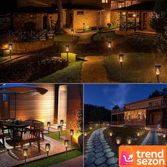 Torcă Solară LED cu Efect Flacără Reală — Ambianță Magică în Grădină ✨🔥