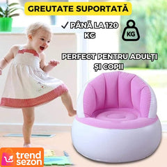 Scaun Gonflabil Elegant cu Pompa Inclusă — Confort de Neuitat 💖✨