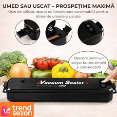 Aparat de Vidat Compactic cu Functie de Sigilare Automată — Prospetime Maximă! 🥦✨