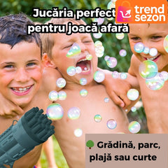 Pistol cu Bule Interactiv 24 Gauri Turbosonic — Distracție în Aer Liber! 🎈🌊