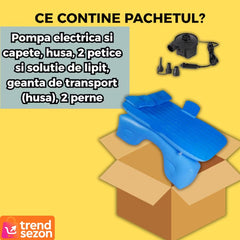 Saltea Gonflabilă Auto cu Perne Ergonomice — Confort Maxim în Mașină 🚗💤