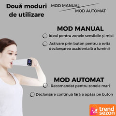 Aparat Epilare IPL cu Ecran LED — Piele Fină Acasă 🕊️✨