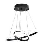 Lustra LED Circulară Minimalistă 27W, Ø20-40 cm — Iluminare Modernă 🖤💡
