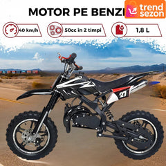 Motocicletă Cross pentru Copii 49cc cu Roti Groase — Distracție Off-Road 🚴♂️🎉