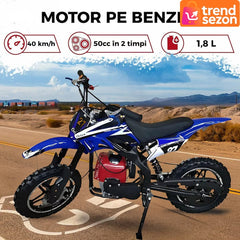 Motocicletă Cross pentru Copii 49cc cu Roti Groase — Aventura pe Două Roți! 🏍️🌟
