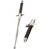 Bata Telescopică din Oțel Inoxidabil cu Mâner Antiderapant — Compactă și Eficientă 🛡️🔧