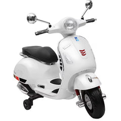 Scuter Electric pentru Copii 3-8 Ani, Design Vespa Alb — Distracție fără Limită! 🛵✨