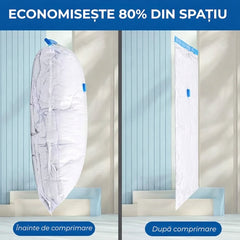 Set 12 Sacii Vidat Reutilizabili cu Compresie — Economisește Spațiu! 🛏️✨