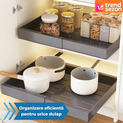 Organizator Extensibil pentru Dulapuri din Metal — Spațiu Maximizat! 🗄️✨