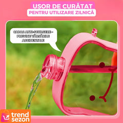 Sticlă de Apă în Formă de Toast — Distracție și Hidratare Securizată! 🥤✨