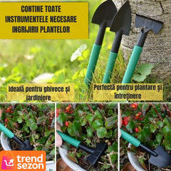 Set Gradinarit 10 Piese din Inox și Plastic — Răsfăț pentru Grădina Ta 🌱🛠️