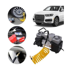 Compresor Auto 12V cu 2 Cilindri și Kit de Unelte — Umflă Rapid! 🚗💨