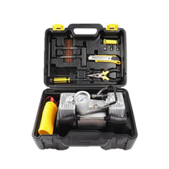 Compresor Auto 12V cu 2 Cilindri și Kit de Unelte — Umflă Rapid! 🚗💨