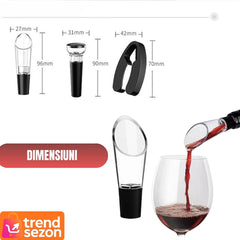 Set Deschizător de Sticle de Vin 4 în 1 — Eleganță și Funcționalitate 🍷✨