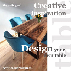 Set 2 Picioare de Masă Metalice Negru, Profil Lat 80 mm — Design Industrial Elegant 🖤🛠️