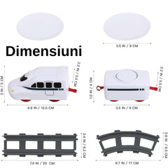 Set Trenuleț Electric cu Vagoane pentru Sushi — Distracție în Familie 🍣🚂