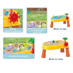 Masa de Apă Distractivă 2 în 1 pentru Copii — Joacă Fără Limită! 🌊🧸
