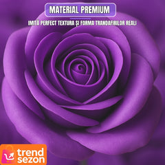 Set 50 Trandafiri din Săpun Mov — Eleganță și Aromă Delicată 🌹✨