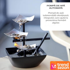 Fântână Terapeutică Zen cu Efect Relaxant — Atmosferă Calmă în Orice Spațiu 🌊✨