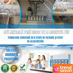 Filtru de Apă cu Ultrafiltrare 6 Stadii — Curățare Premium 🥤💧