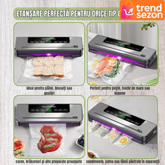 Aparat de Vidat Compact cu Taietor Integrat — Prolungește Prospetimea Alimentelor 🍏💧