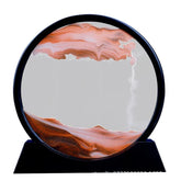 Obiect Decorativ 3D cu Nisip Colorat și Masă Rotativă 360° — Inspirație și Relaxare ✨🌈
