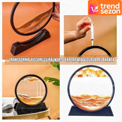 Obiect Decorativ 3D din Nisip cu Bază Rotativă — Stimulare Creativă 🌟🌀