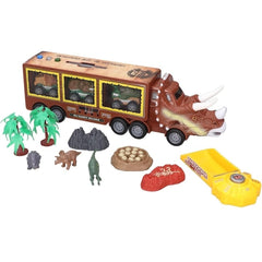 Camion Dinozaur Interactiv cu 3 Vehicule și Accesorii Preistorice 🦖🚚