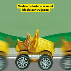 Camion Dinozaur Interactiv cu 3 Vehicule și Accesorii Preistorice 🦖🚚