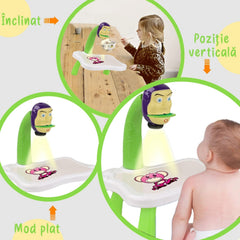 Masa de Desen Interactivă cu Proiector Hologramă — Distracție și Învățare 🎨✨