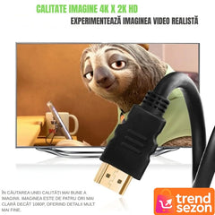 Cablul HDMI Premium 4K Ultra HD 1.8m — Conectivitate De Vârf ⚡️🎮