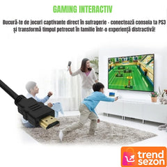 Cablul HDMI Premium 4K Ultra HD 1.8m — Conectivitate De Vârf ⚡️🎮