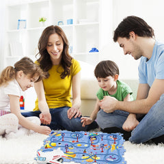 Set Puzzle Educațional Interactiv Pista Avion − Stimulează Imaginația! 🚀🧩