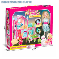 Căsuță de Păpuși cu Efecte Luminoase — Magie și Distracție! 🏡✨