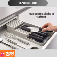 Suport Sertar pentru Cuțite Compact cu Design Ergonomic — Organizare Eficientă 🍴✨