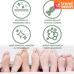 Sosete cu Mască Exfoliantă pentru Picioare — Hidratare Intensă ✨👣