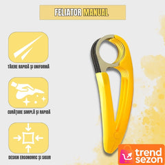 Feliator Manual pentru Banane cu Lame Inox — Felii Perfecte Rapid 🍌✨