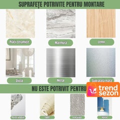Set 10 Cărlice Autoadezive Rotative 180° pentru Organizare — Design Elegant și Reutilizabil 🏡✨