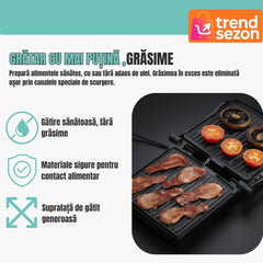 Sandwich-Maker 3în1 cu Grill și Presă Panini — Gătește Rapid & Delicious! 🍽️⚡
