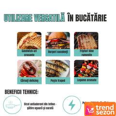 Sandwich-Maker 3în1 cu Grill și Presă Panini — Gătește Rapid & Delicious! 🍽️⚡