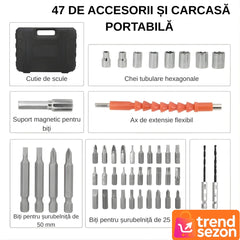 Șurubelniță Electrică Portabilă cu Acumulator USB — Versatilitate și Precizie 🔧⚡