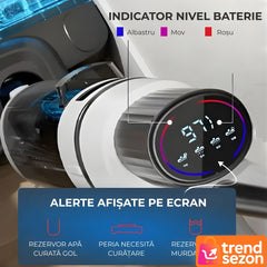 Aspirator Vertical cu Spalare și Autocurățare — Putere 12000Pa 🚀💧