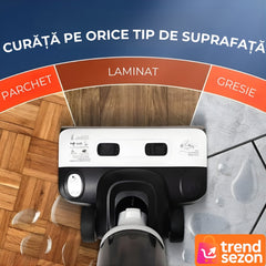 Aspirator Vertical cu Spalare și Autocurățare — Putere 12000Pa 🚀💧