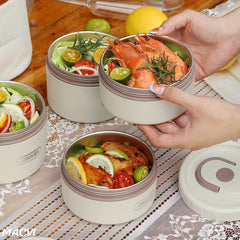Set Caserole Termice din Oțel Inoxidabil cu Geantă Iso — Începe-ți Ziua cu Răsfăț! 🍱✨