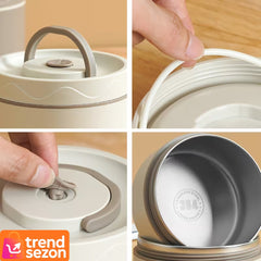Set Caserole Termice din Oțel Inoxidabil cu Geantă Iso — Începe-ți Ziua cu Răsfăț! 🍱✨