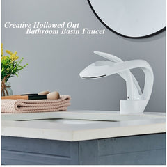 Baterie Chiuvetă Baie Cascadă Cromată 15 cm — Design Nordic Elegant ✨🚿