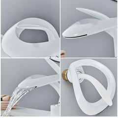 Baterie Chiuvetă Baie Cascadă Cromată 15 cm — Design Nordic Elegant ✨🚿