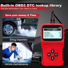 Tester Auto OBD2 cu Ecran LCD Mare V309 — Diagnostice Precise Rapid 🚗💨